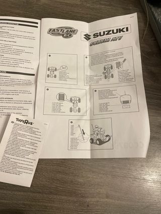 Moto Quad teledirigido Suzuki ATV FastLane RC