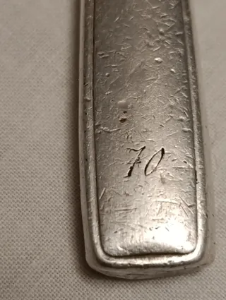 Cubiertos de alpaca plateada Meneses