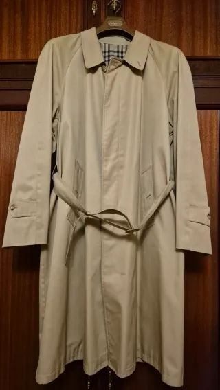 Gabardina Burberrys Beige Caballero,talla 52