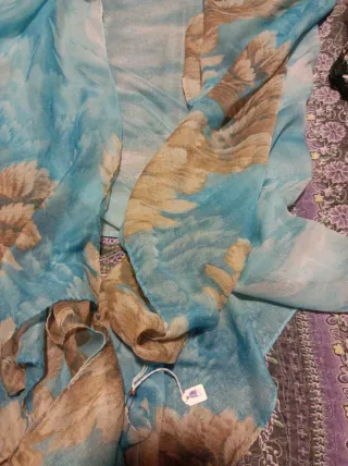 Pañuelo grande estampado mujer