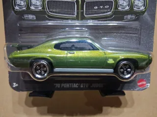 Hot Wheels '70 Pontiac GTO Silver Series