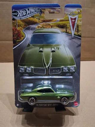 Hot Wheels '70 Pontiac GTO Silver Series