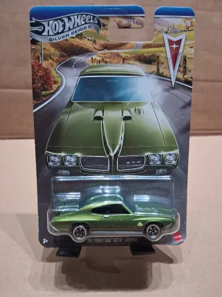 Hot Wheels '70 Pontiac GTO Silver Series