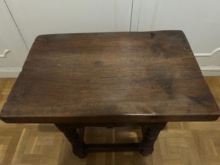 Mesa auxiliar vintage madera