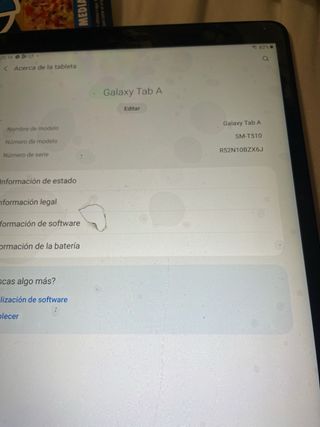 Samsung Tablet Negra