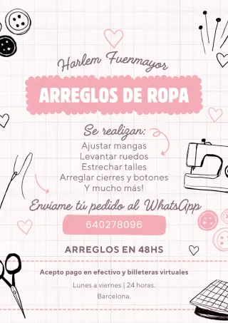 Arreglos de Ropa y costura