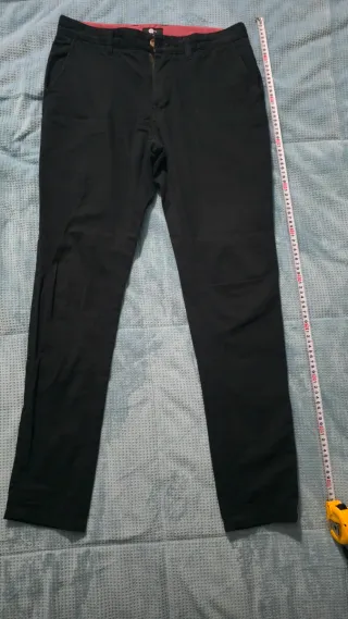 Pantalón Chino Slim Fit Negro Talla S-M