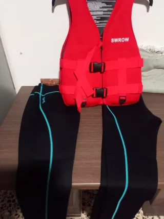 Pantalones Neopreno 1.5mm + Chaleco Salvavidas