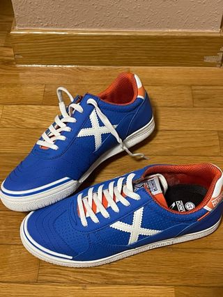 Botas fútbol Munich Talla 37 Azul