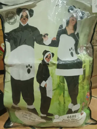 Disfraz Oso Panda Mujer Talla Única