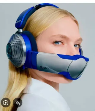 Auriculares Dyson Zone Azul y Plateado