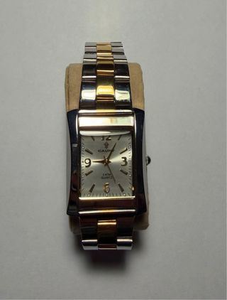 Reloj Cauny Caballero Acero Dorado y Plateado