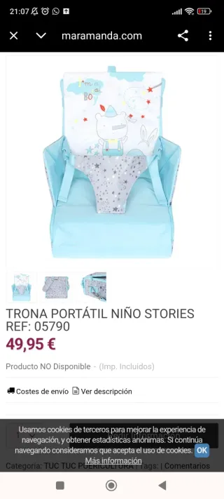 Trona Portátil Niño Stories