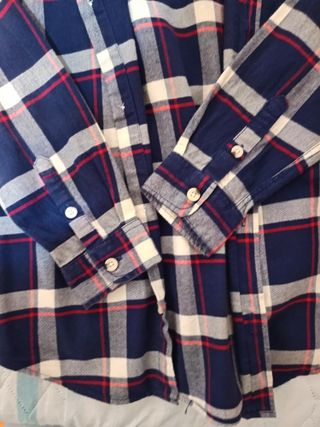 Camisa rapaz com capuz xadrez