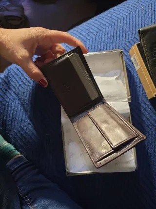 Cartera ADAPELL Cuero Genuino Marrón