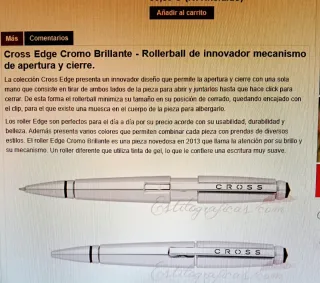 Bolígrafo CROSS EDGE CROMO