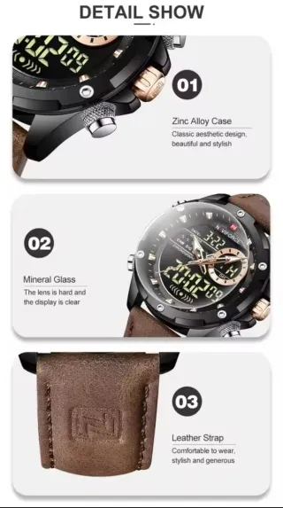 Reloj Naviforce Militar Analógico-Digital