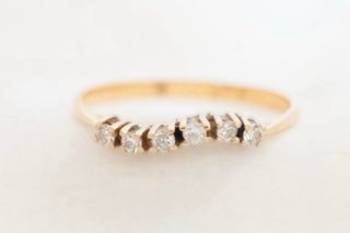 Anillo oro 18k con brillantes