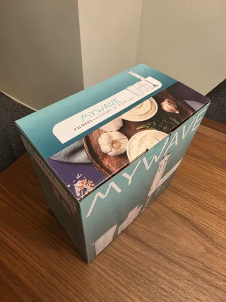 Batidora de mano con vaso y picadora