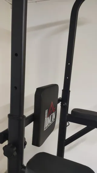 Rack/estación gym dominadas y fondos