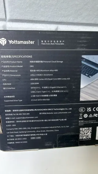 Caja Disco Duro Yottamaster Private Cloud