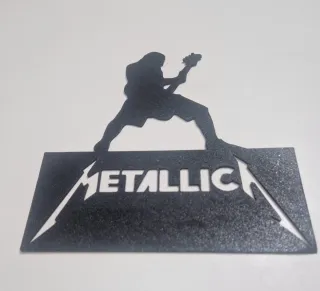 Wallart Metallica - 17x17cm