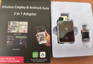 Adattatore Wireless 2-in-1 per CarPlay & Android