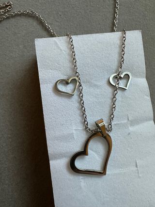 Parure collana e orecchini