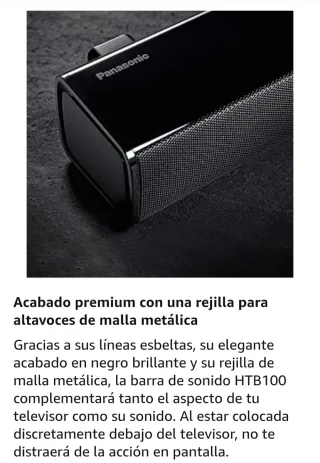 Barra de Sonido Panasonic