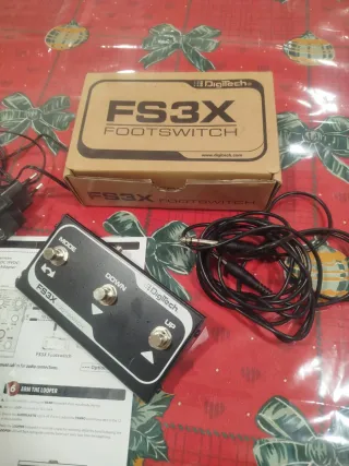 Pedal Digitech Trio+ Looper y FS3X