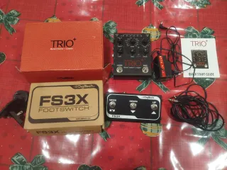 Pedal Digitech Trio+ Looper y FS3X