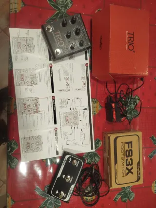 Pedal Digitech Trio+ Looper y FS3X