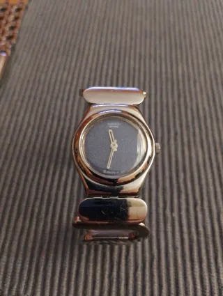 Orologio Swatch Iron Donna Blu/Argento