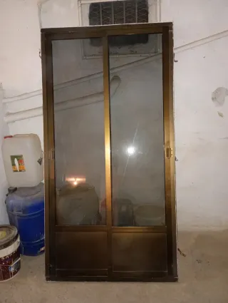 Cristalera aluminio corredera, recogida en mano