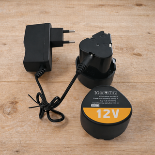 Smerigliatrice Angolare Rossa con 2 Batterie