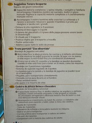 Alzador de asiento Fisher Price plegable