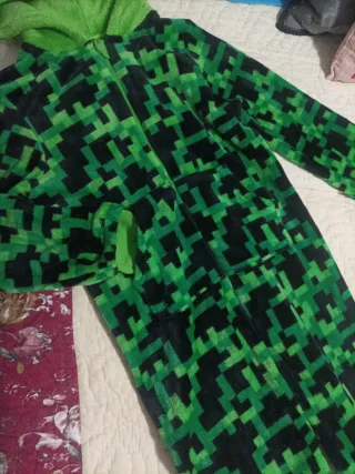 Pijama Creeper Minecraft Niño Talla 10/11 años