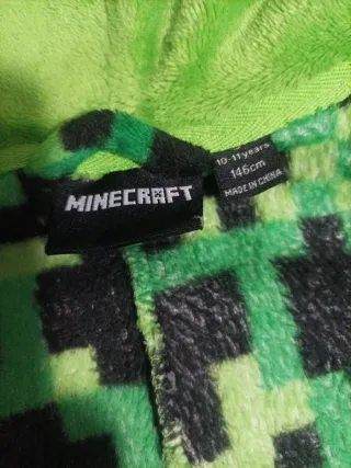 Pijama Creeper Minecraft Niño Talla 10/11 años