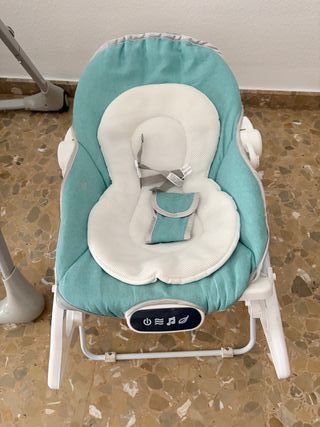 Mecedora bebé con música y vibración y gimnasio