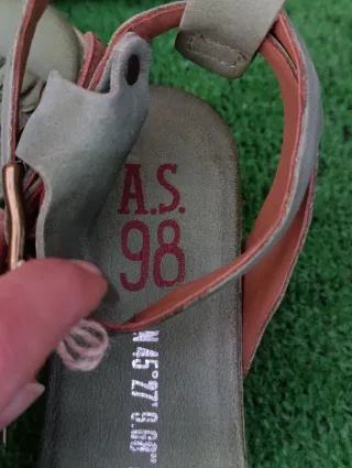 Sandalias A.S.98 Mujer Nuevas