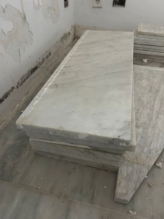 Placas de mármol macizo