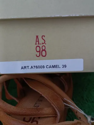 Sandalias A.S.98 Mujer T.39 Nuevas