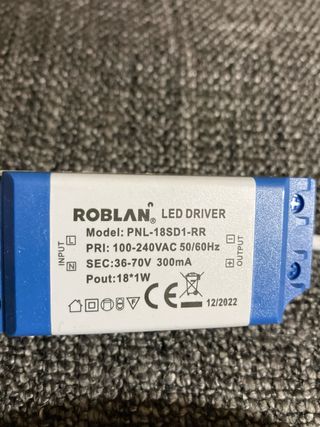 Luz LED 18W Panel Empotrar