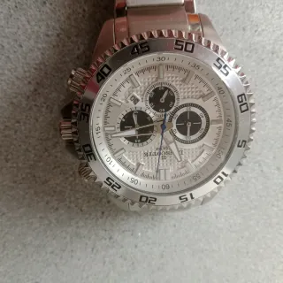 Reloj caballero Lanscotte Cronógrafo Plata/Blanco