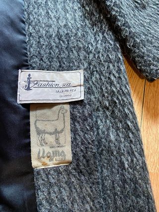 Abrigo largo lana mujer XL