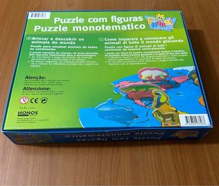 Puzzle educativo – Animali del mondo