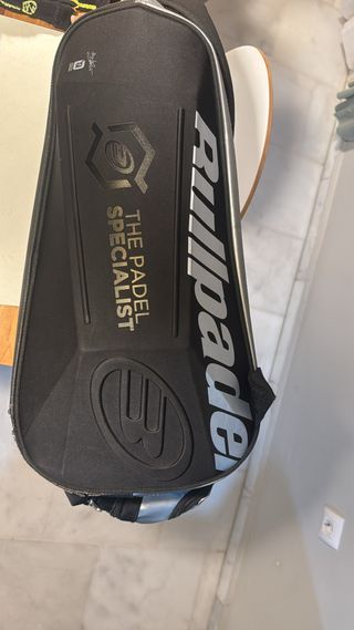 Paletero Bullpadel Negro paquito navarro, reflectr