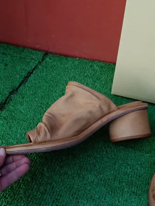 Sandalias A.S.98 Piel Marrón T.39