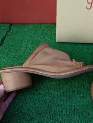 Sandalias A.S.98 Piel Marrón T.39