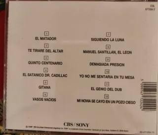 CD Vasos Vacíos Los Fabulosos Cadillacs